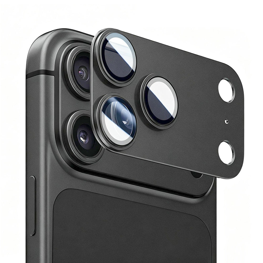 Schutzfolie für die Rückkamera Lito Crown Halo AR + AF für Apple iPhone 18 Pro Max, gehärtetes Glas, schwarz