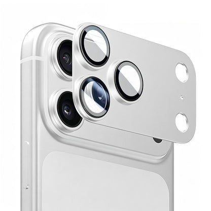 Schutzfolie für die Rückkamera Lito Crown Halo AR + AF für Apple iPhone 18 Pro, gehärtetes Glas, silberfarben