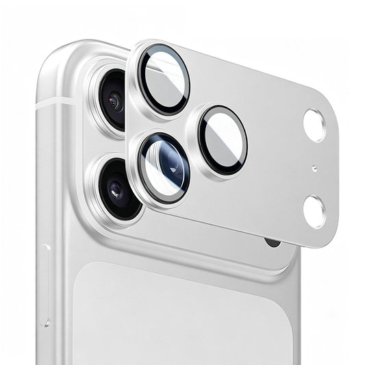 Schutzfolie für die Rückkamera Lito Crown Halo AR + AF für Apple iPhone 18 Pro, gehärtetes Glas, silberfarben