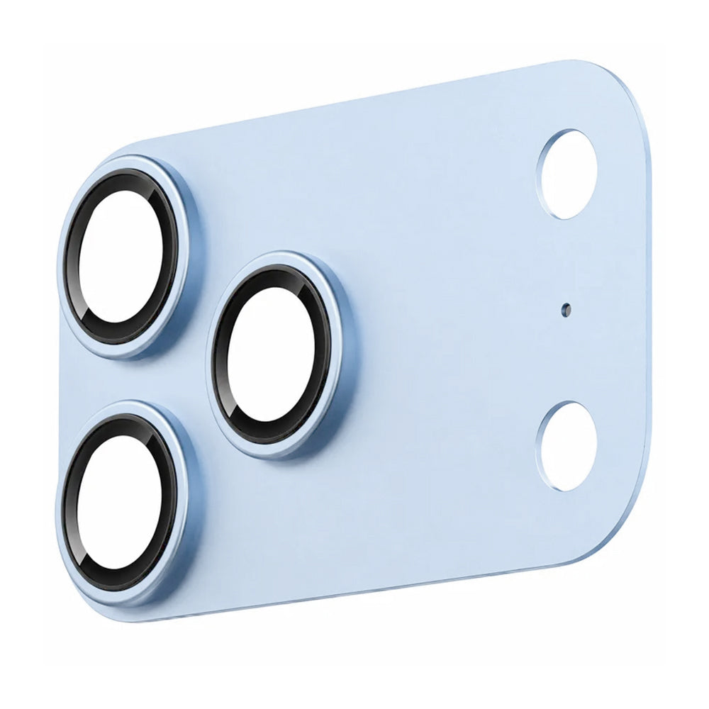 Schutzfolie für die Rückkamera Lito Crown Halo AR + AF für Apple iPhone 18 Pro, gehärtetes Glas, Blau