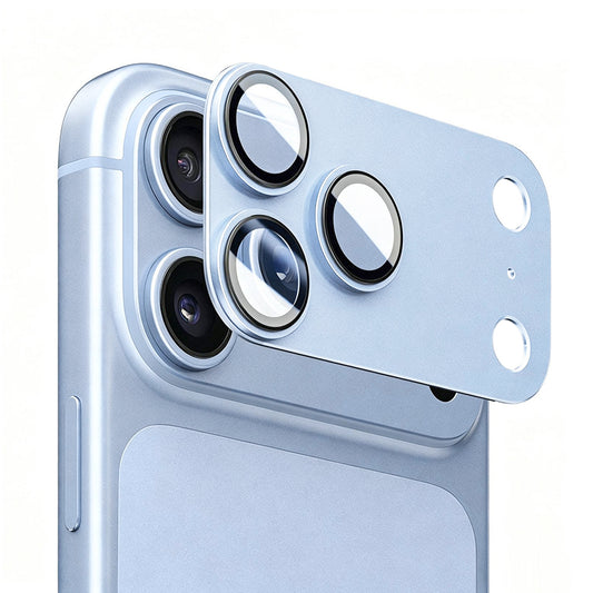 Schutzfolie für die Rückkamera Lito Crown Halo AR + AF für Apple iPhone 18 Pro, gehärtetes Glas, Blau