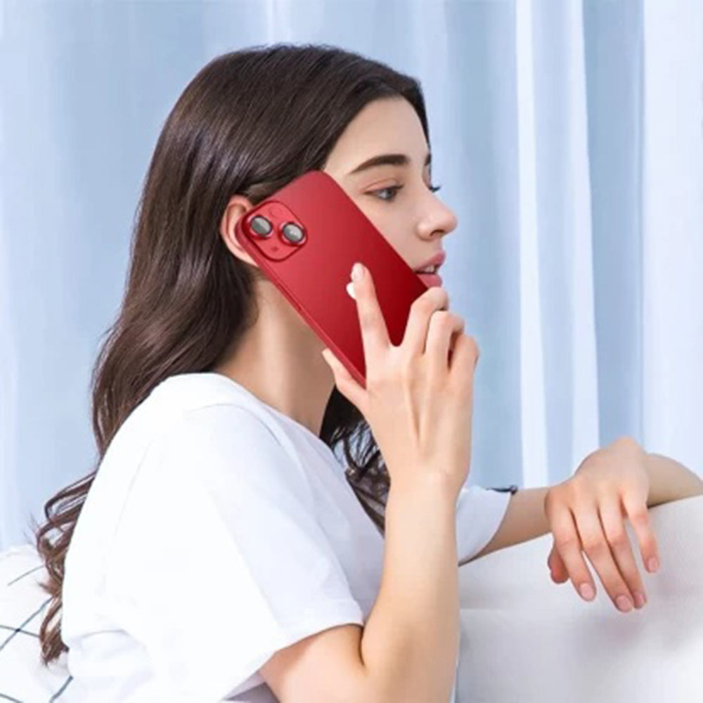 Rückkamera-Schutzfolie Lito S+ für Apple iPhone 14, gehärtetes Glas, Rot