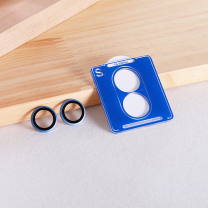 Lito S+ Rückkamera-Schutzfolie für Apple iPhone 16 Plus / 16, gehärtetes Glas, Blau