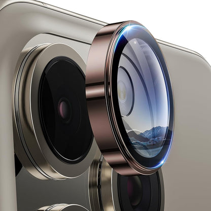 Lito S+ Rückkamera-Schutzfolie für Apple iPhone 16 Pro Max / 16 Pro, gehärtetes Glas, Bronze