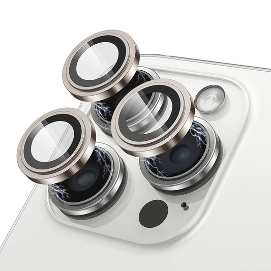 Schutzfolie Lito S+ für die Rückkamera des Apple iPhone 17 Pro Max / 17 Pro, gehärtetes Glas, Grau
