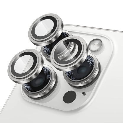 Schutzfolie Lito S+ für die Rückkamera des Apple iPhone 17 Pro Max / 17 Pro, gehärtetes Glas, Silberfarben