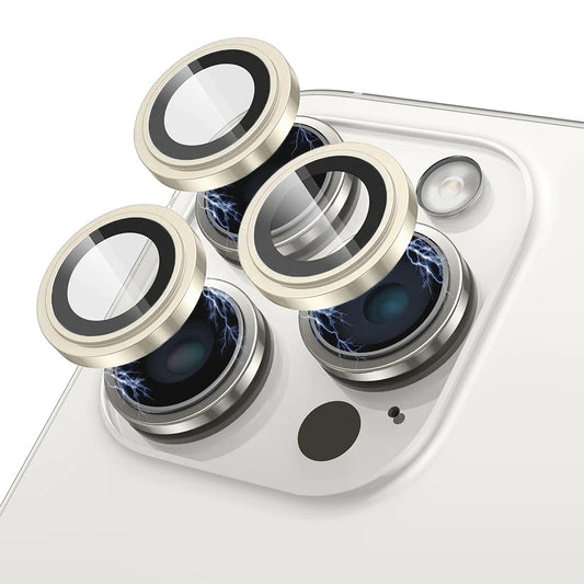 Schutzfolie Lito S+ für die Rückkamera des Apple iPhone 17 Pro Max / 17 Pro, gehärtetes Glas, Gelb