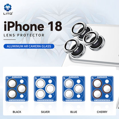 Rückkamera-Schutzfolie Lito S+ für Apple iPhone 18 Pro / 18 Pro Max, gehärtetes Glas, Blau