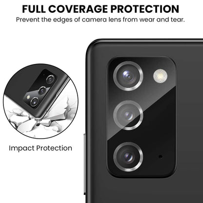 Lito S+ Rear Camera Protection Film for Samsung Galaxy Note 20 5G N981 / Note 20 N980, Tempered Glass, Black
