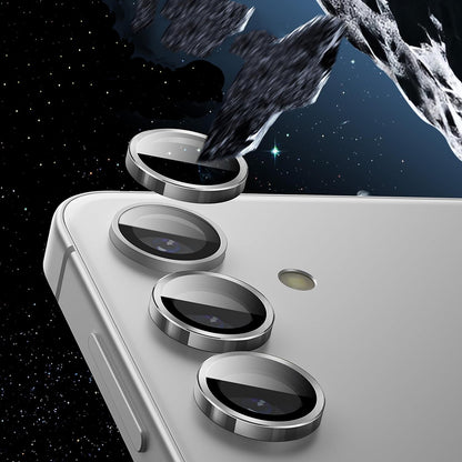 Schutzfolie Lito S+ für die Rückkamera des Samsung Galaxy S26 Plus / S26, gehärtetes Glas, Silberfarben