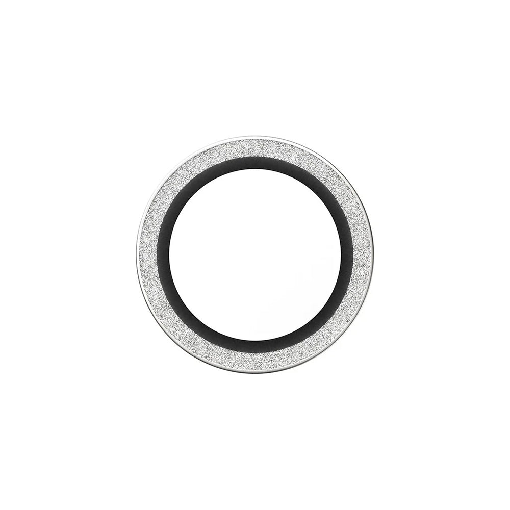 Schutzfolie PanzerGlass Hoops Glitter für die Rückkamera des Apple iPhone 17 Air, gehärtetes Glas, Silberfarben