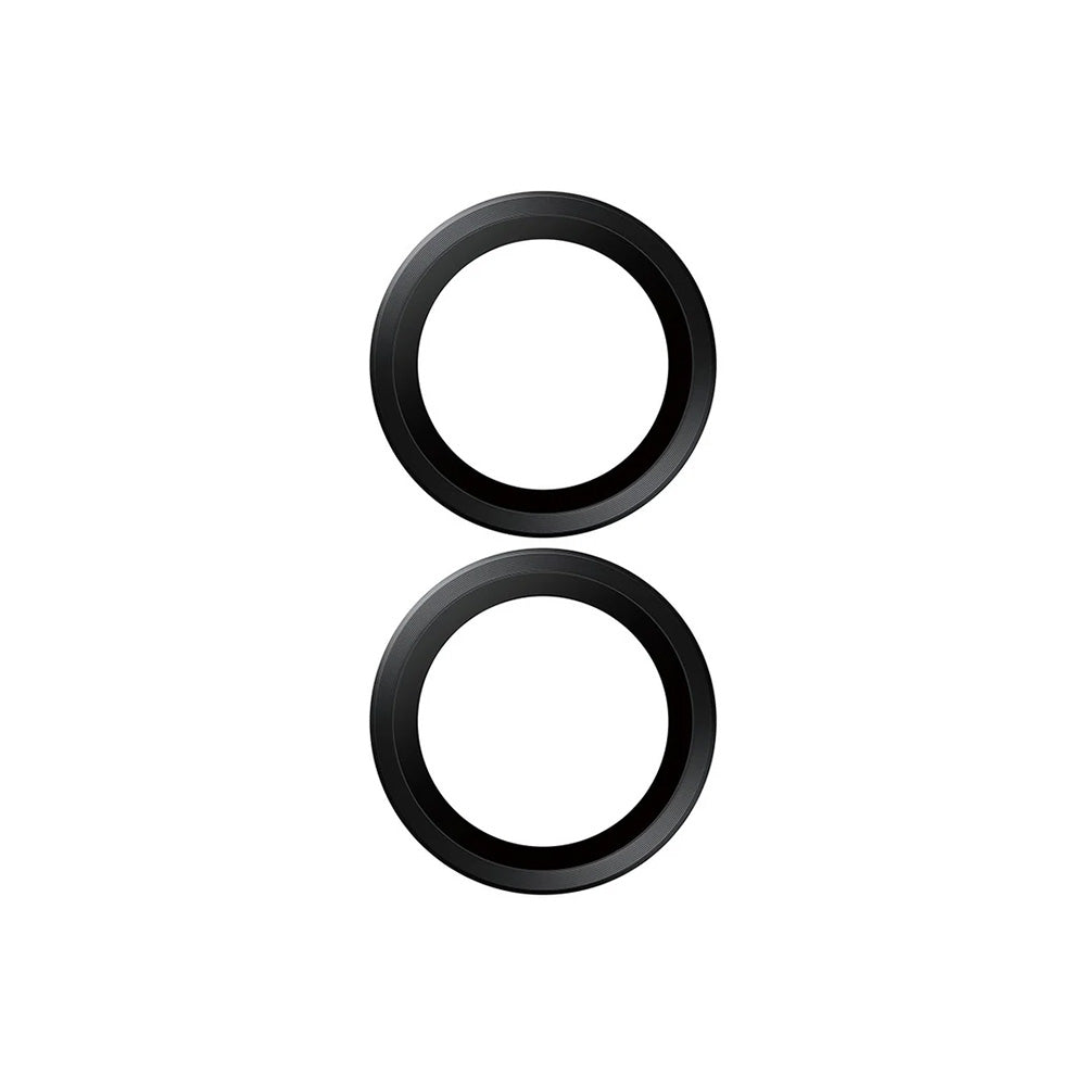 Schutzfolie PanzerGlass Hoops für die Rückkamera des Apple iPhone 17 / 16 Plus / 16, gehärtetes Glas, Schwarz