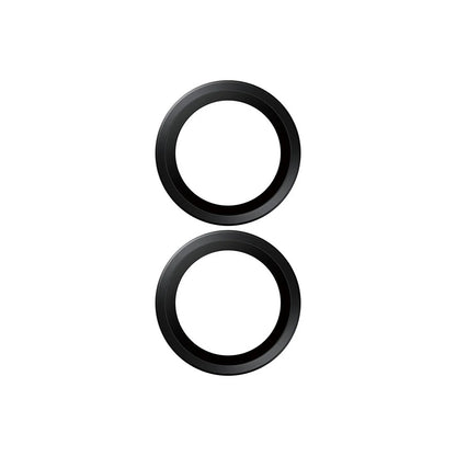 Schutzfolie PanzerGlass Hoops für die Rückkamera des Apple iPhone 17 / 16 Plus / 16, gehärtetes Glas, Schwarz