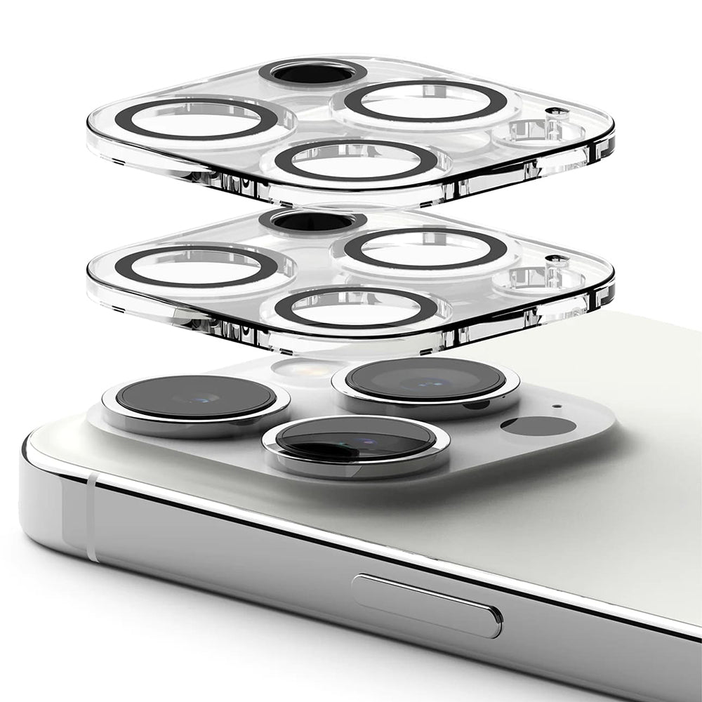 Schutzfolie Ringke Rückkamera für Apple iPhone 15 Pro Max, Gehärtetes Glas, Set 2 Stück, Transparent