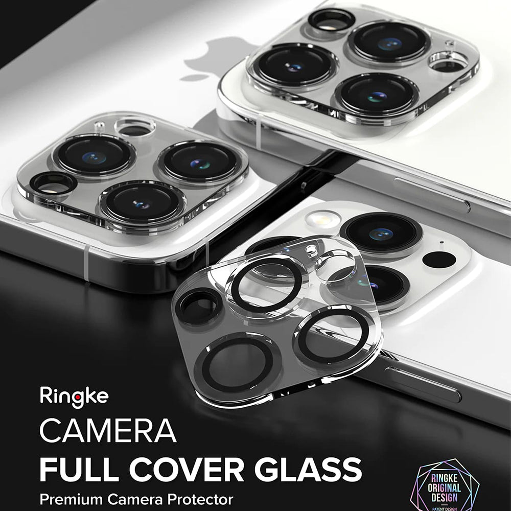 Schutzfolie Ringke Rückkamera für Apple iPhone 15 Pro Max, Gehärtetes Glas, Set 2 Stück, Transparent