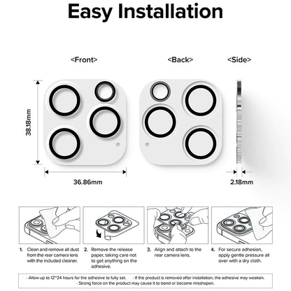 Schutzfolie Ringke Rückkamera für Apple iPhone 15 Pro Max, Gehärtetes Glas, Set 2 Stück, Transparent