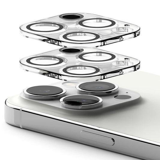 Ringke Rückkamera-Schutzfolie für Apple iPhone 15 Pro, gehärtetes Glas, 2er-Set, transparent