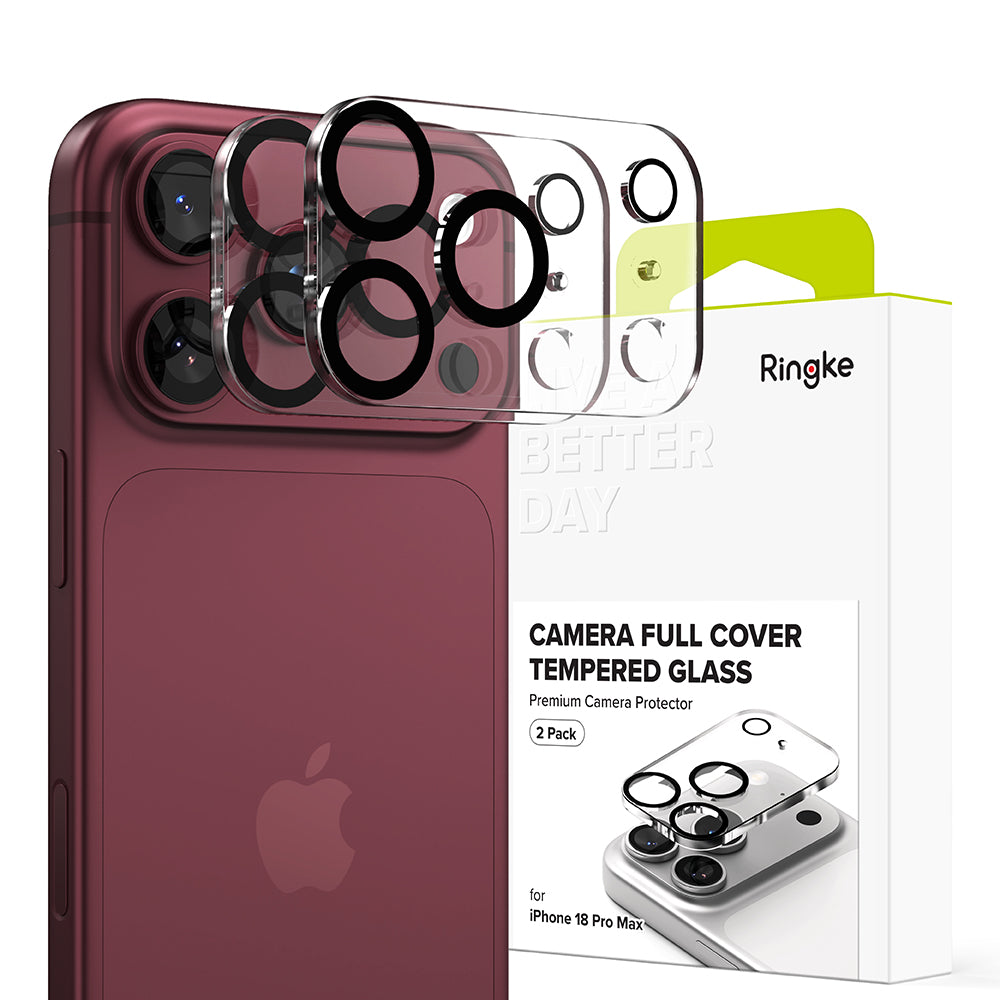 Ringke Rückkamera-Schutzfolie für Apple iPhone 18 Pro, gehärtetes Glas, 2er-Set, transparent