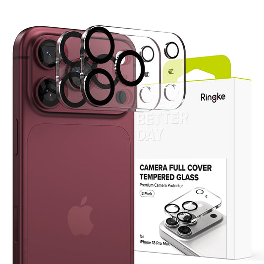 Ringke Rückkamera-Schutzfolie für Apple iPhone 18 Pro, gehärtetes Glas, 2er-Set, transparent