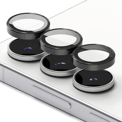 Ringke Rückkamera-Schutzfolie für Samsung Galaxy S25 FE, gehärtetes Glas, 2er-Set, Schwarz