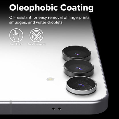 Ringke Rückkamera-Schutzfolie für Samsung Galaxy S25 FE, gehärtetes Glas, 2er-Set, Schwarz