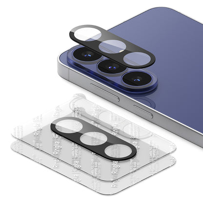 Ringke Rückkamera-Schutzfolie für Samsung Galaxy S26 FE S741, gehärtetes Glas, 2er-Set, schwarz