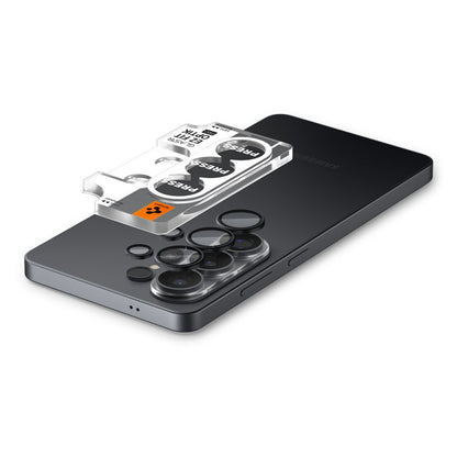 Rear Camera Protection Film Spigen GlastR EZ FIT Optik Pro HD for Samsung Galaxy S26 Ultra S948, Tempered Glass, Set of 2 pieces, Black