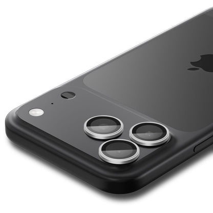 Schutzfolie für die Rückkamera Spigen GlastR EZ FIT Optik Pro für Apple iPhone 17 Pro Max / 17 Pro, Gehärtetes Glas, Set mit 2 Stück, Silberfarben