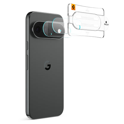 Schutzfolie für die Rückkamera Spigen GlastR EZ FIT Optik Pro für Google Pixel 11 Pro XL, gehärtetes Glas, 2er-Set, schwarz AGL11489