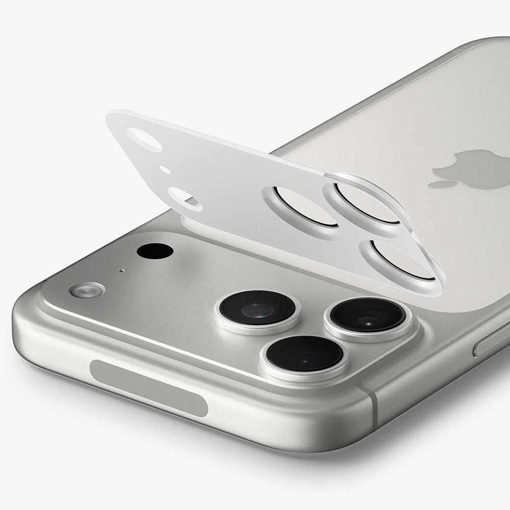 Schutzfolie für die Rückkamera Spigen GlastR EZ FIT Optik Pro XL für Apple iPhone 18 Pro Max, gehärtetes Glas, Silber AGL12042