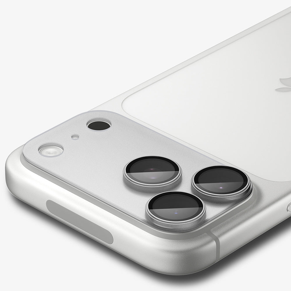Schutzfolie für die Rückkamera Spigen GlastR EZ FIT Optik Pro XL für Apple iPhone 18 Pro Max, gehärtetes Glas, Silber AGL12042