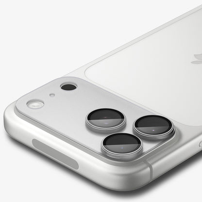 Schutzfolie für die Rückkamera Spigen GlastR EZ FIT Optik Pro XL für Apple iPhone 18 Pro, gehärtetes Glas, silber AGL12038