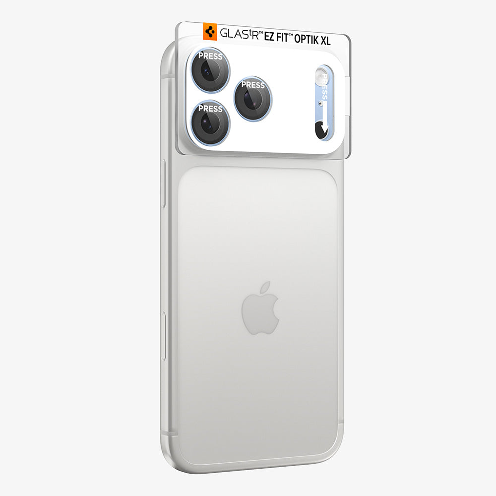 Schutzfolie für die Rückkamera Spigen GlastR EZ FIT Optik Pro XL für Apple iPhone 18 Pro, gehärtetes Glas, Blau AGL12037