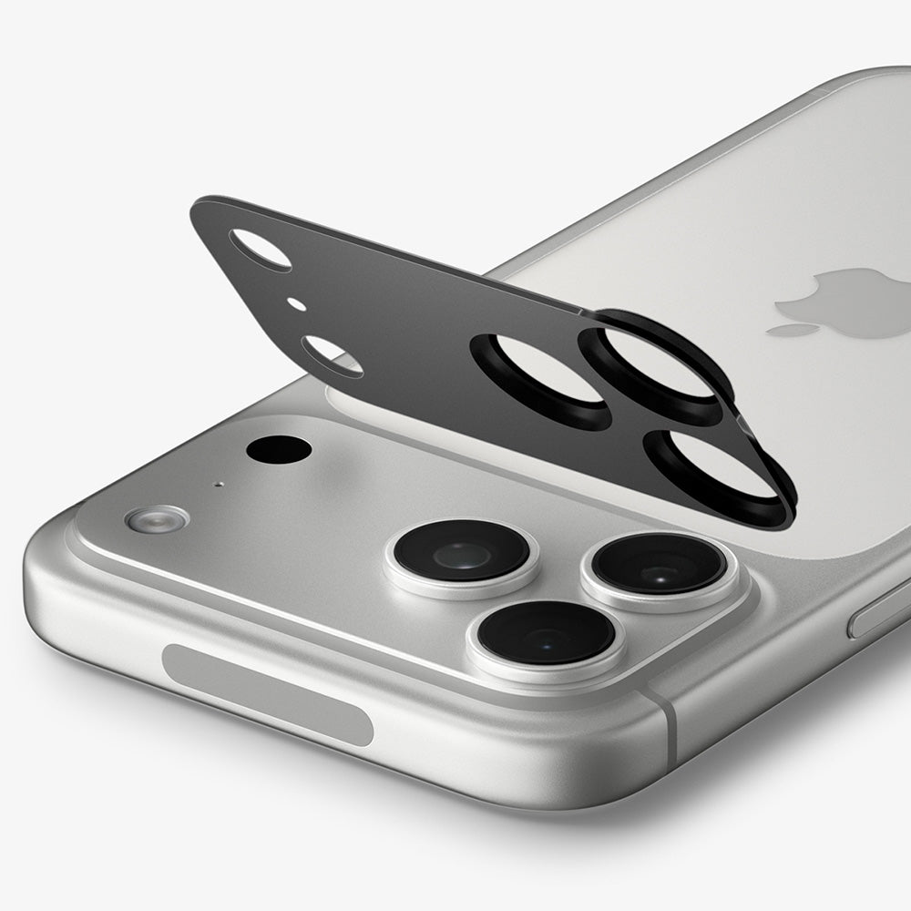 Schutzfolie für die Rückkamera Spigen GlastR EZ FIT Optik Pro XL für Apple iPhone 18 Pro, gehärtetes Glas, Dunkelgrau AGL12035