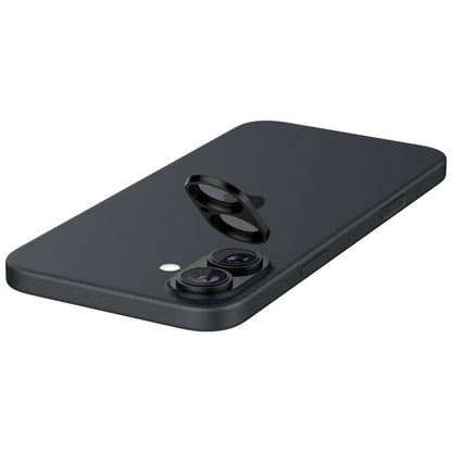 Schutzfolie Rückkamera Spigen GlastR Optik für Apple iPhone 16 Plus / 16, Gehärtetes Glas, Set 2 Stück, Schwarz AGL07922