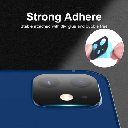 Techsuit Rückkamera-Schutzfolie für Apple iPhone 11 Pro / 11 Pro Max, gehärtetes Glas, schwarz