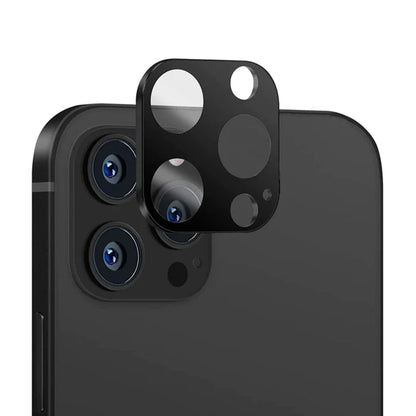 Techsuit Rückkamera-Schutzfolie für Apple iPhone 12 Pro Max, gehärtetes Glas, schwarz