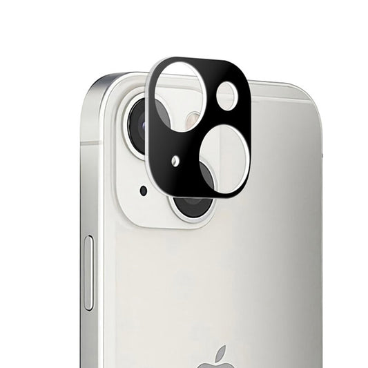 Techsuit Rückkamera-Schutzfolie für Apple iPhone 13 mini / 13, gehärtetes Glas, schwarz