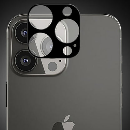 Techsuit Rückkamera-Schutzfolie für Apple iPhone 13 Pro Max / 13 Pro, gehärtetes Glas, schwarz