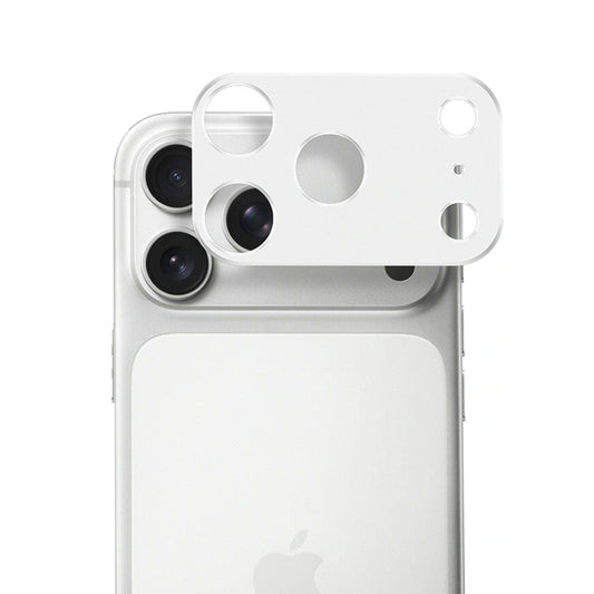 Rückkamera-Schutzfolie Techsuit für Apple iPhone 17 Pro Max, gehärtetes Glas, silberfarben