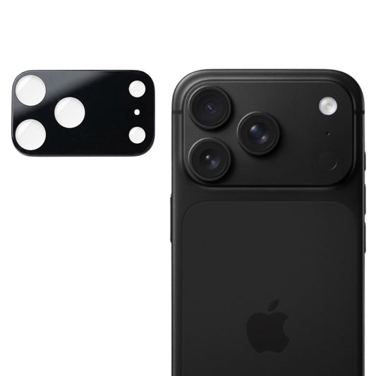 Techsuit Rückkamera-Schutzfolie für Apple iPhone 18 Pro Max, gehärtetes Glas, schwarz