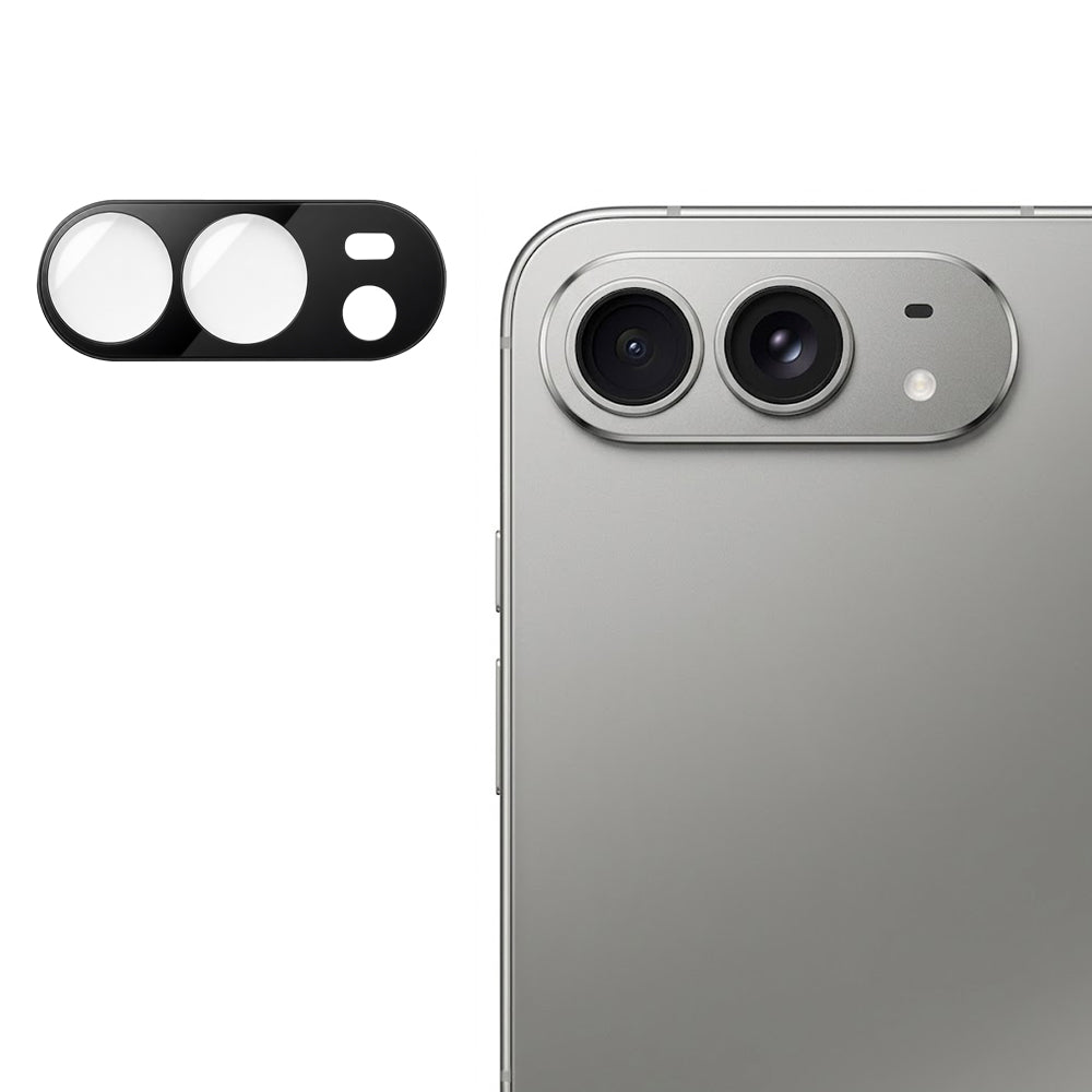 Techsuit Rückkamera-Schutzfolie für Apple iPhone Ultra, gehärtetes Glas, schwarz