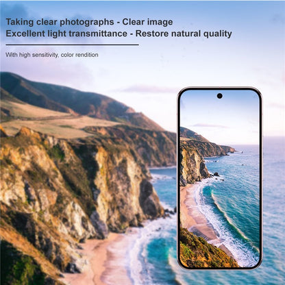 Techsuit Rear Camera Protective Film for Google Pixel 10, Tempered Glass, Black
