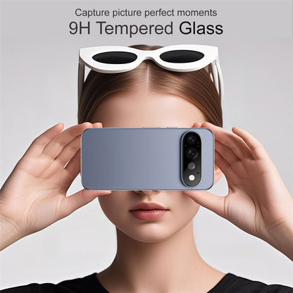 Techsuit Rückkamera-Schutzfolie für Google Pixel 11 Pro, gehärtetes Glas, schwarz
