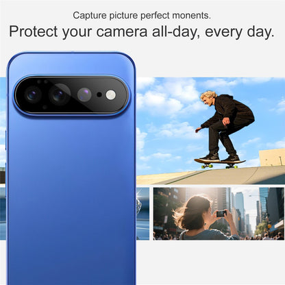 Techsuit Rückkamera-Schutzfolie für Google Pixel 11 Pro XL, gehärtetes Glas, schwarz