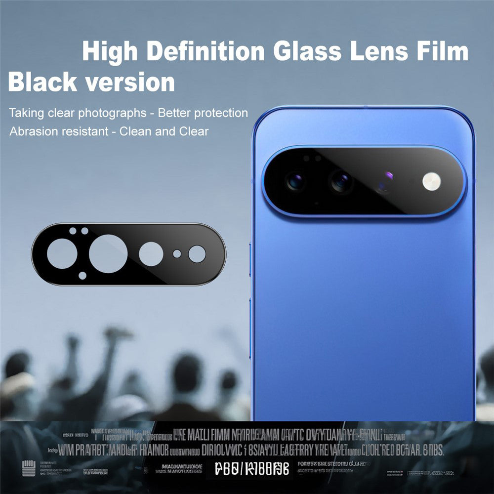 Techsuit Rückkamera-Schutzfolie für Google Pixel 11 Pro XL, gehärtetes Glas, schwarz