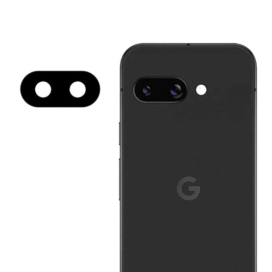 Techsuit Rückkamera-Schutzfolie für Google Pixel 9a, gehärtetes Glas, schwarz