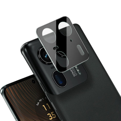 Techsuit Rückkamera-Schutzfolie für Motorola Edge 50 Ultra, gehärtetes Glas, schwarz