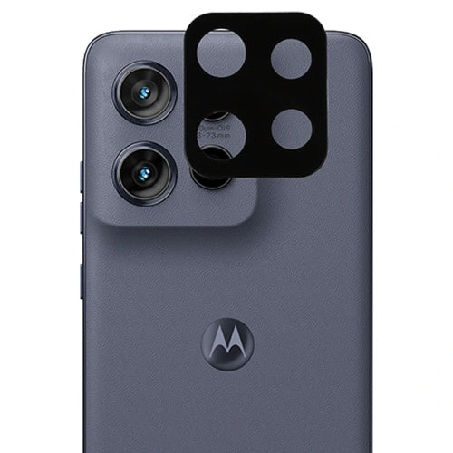 Techsuit Rückkamera-Schutzfolie für Motorola Edge 60 Fusion / Edge 60, gehärtetes Glas, schwarz