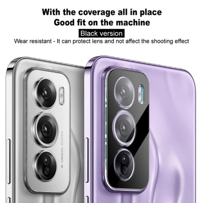 Techsuit Rückkamera-Schutzfolie für Oppo A5 Pro 4G / A5 Pro, gehärtetes Glas, schwarz